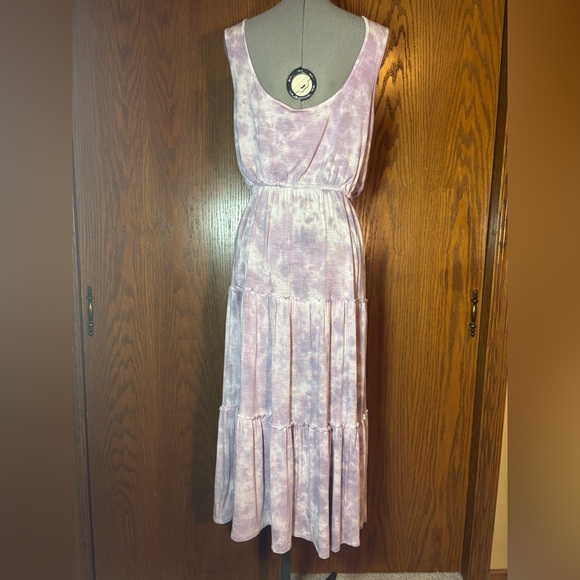 Knox Rose Pastel Tie-Dye Sleeveless Dress - medium - Picture 6 of 10